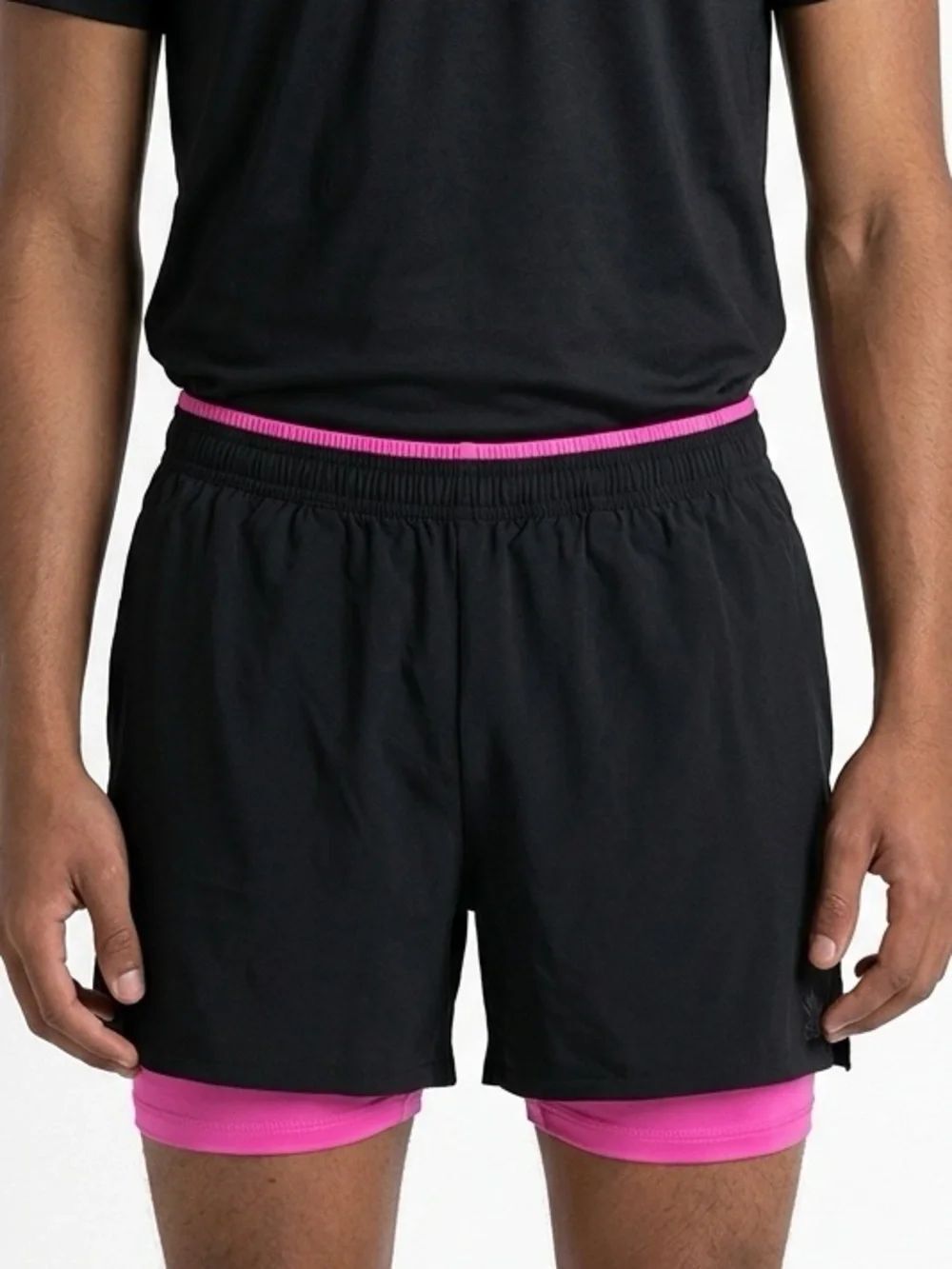 CHUBBIES | The Capes Black & Hot Pink Ultimate Performance Shorts Men’s Size L